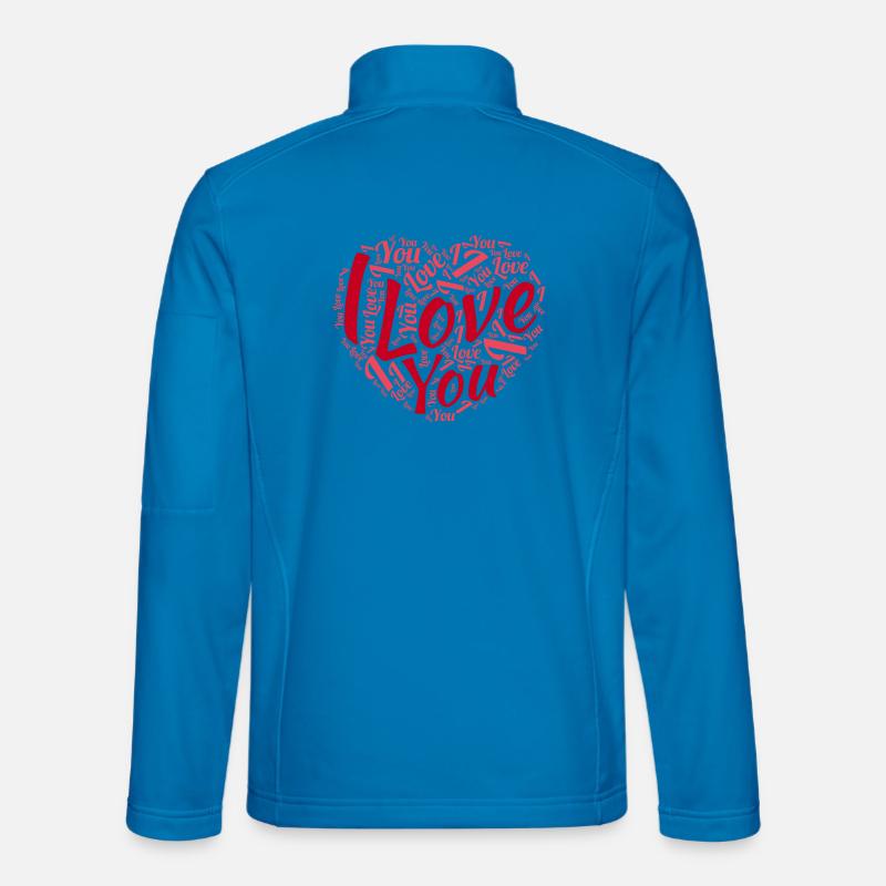Saint Valentin Veste en tissu softshell Unisexe