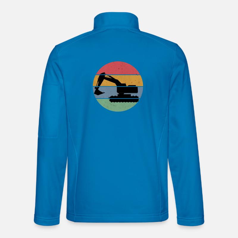 excavator - Unisex Softshell Jacket - light blue