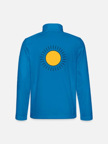 Soleil - Veste en tissu softshell Unisexe - bleu clair