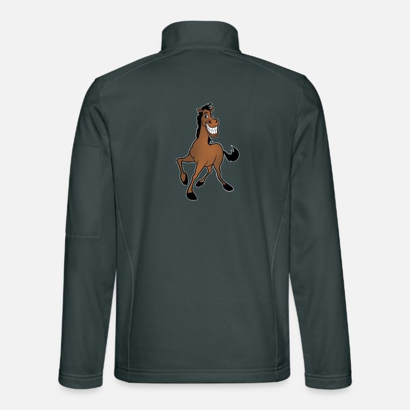 cheval Veste en tissu softshell Unisexe