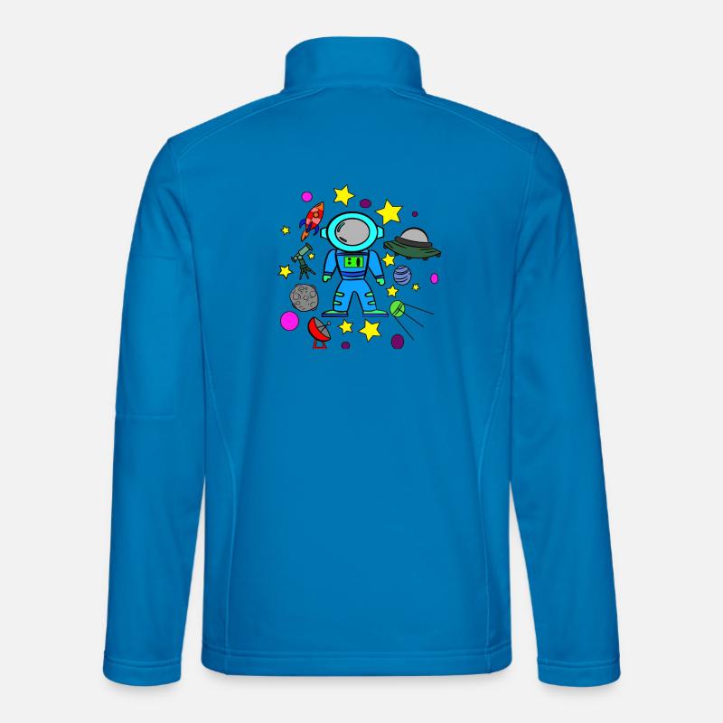 Planet Flies Kids - Unisex Softshell Jacket - light blue