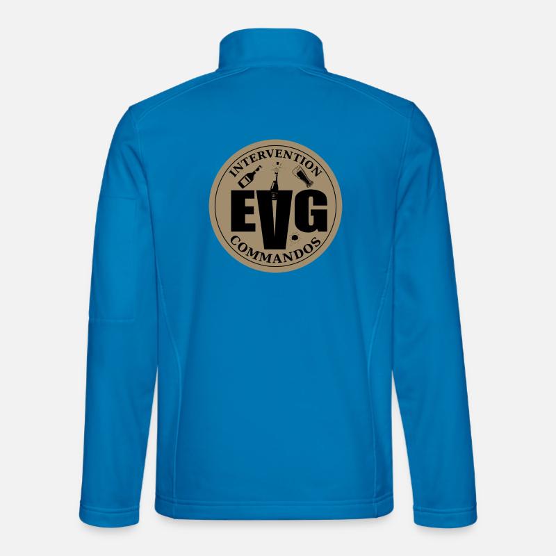 EVG - Unisex Softshelljacke - Lichtblau