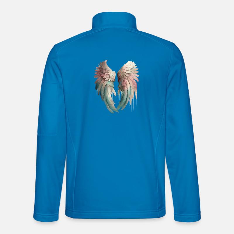 Angel s wings - Unisex Softshell Jacket - light blue