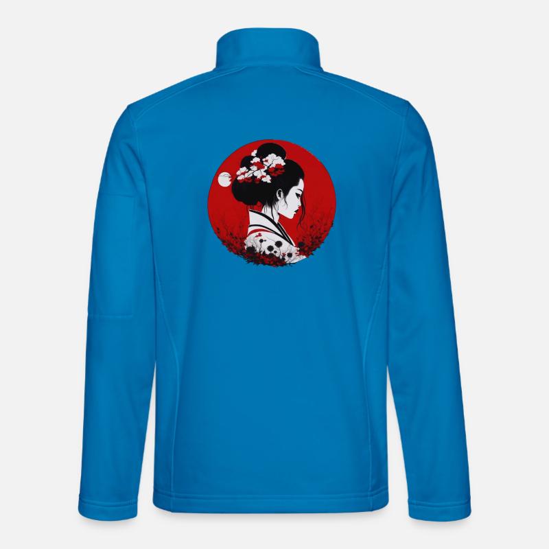 japanisches Mädchen - Unisex Softshelljacke - Lichtblau