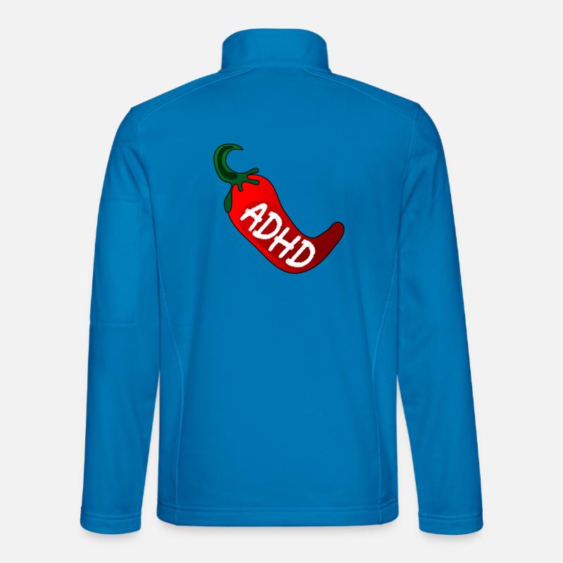 NEUORDIVERSITY ADHD PEPERONI - Veste en tissu softshell Unisexe - bleu clair