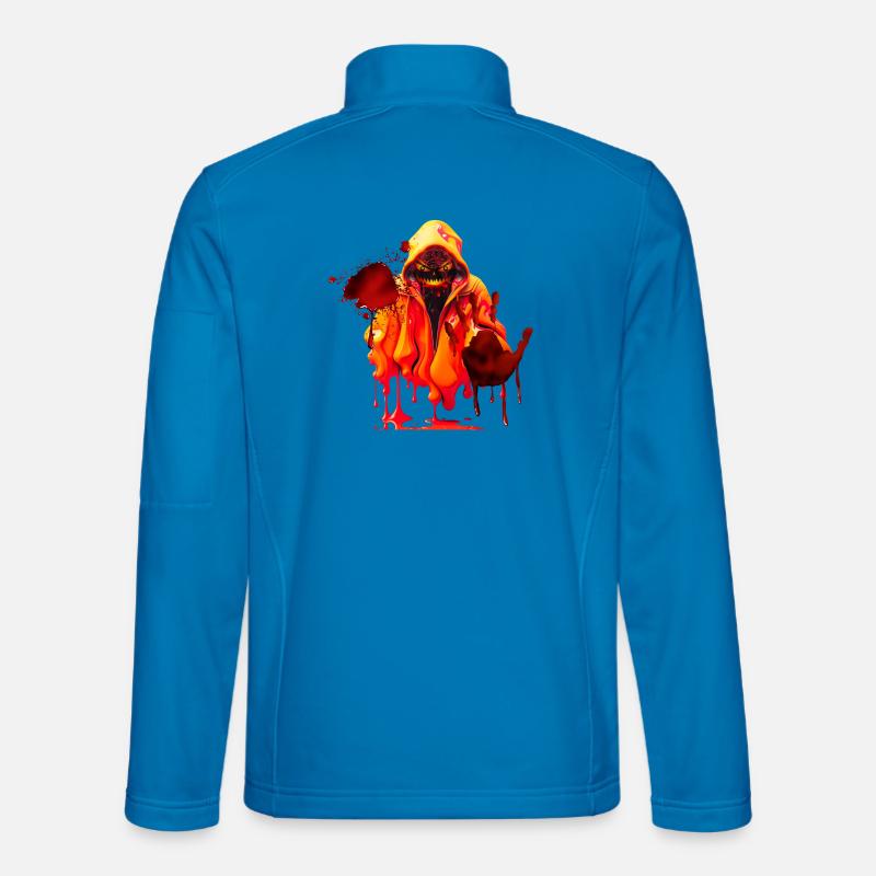 horror bloody ghost - Unisex Softshell Jacket - light blue