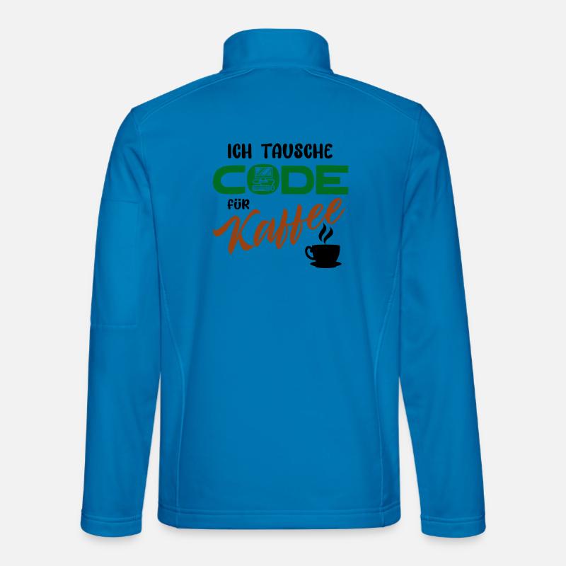 Programmer Software Developer Code - Unisex Softshell Jacket - light blue