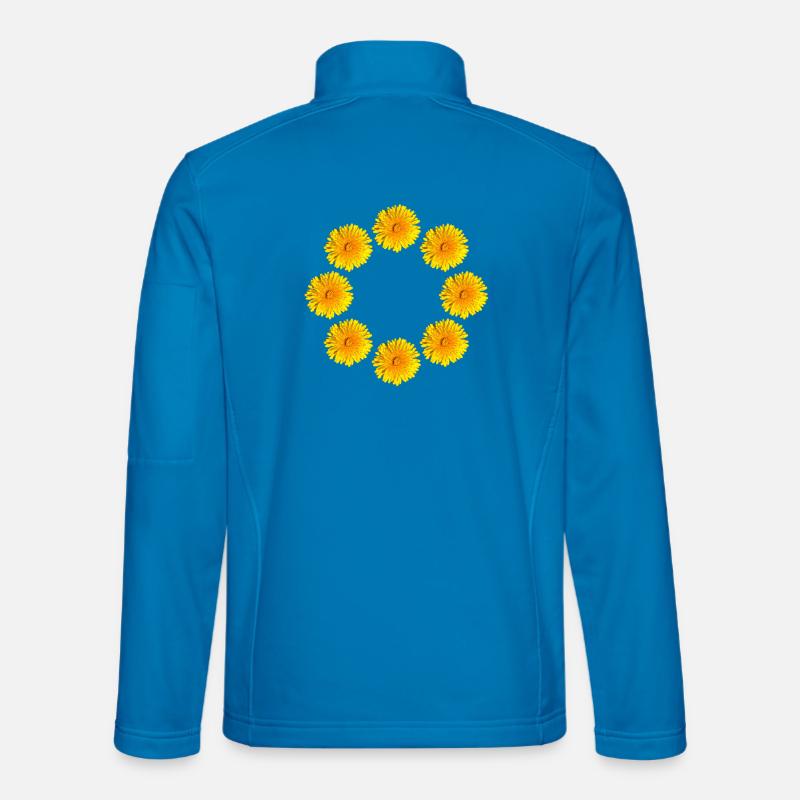 DANDELIONS III - Unisex Softshell Jacket - light blue