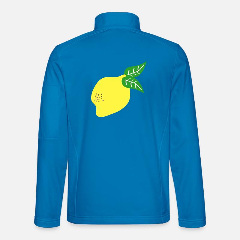 LEMON CITRUS FRUITS - Unisex Softshell Jacket - light blue