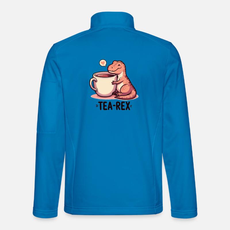 Thé Rex Thé Rex Cadeau de buveur de thé Veste en tissu softshell Unisexe