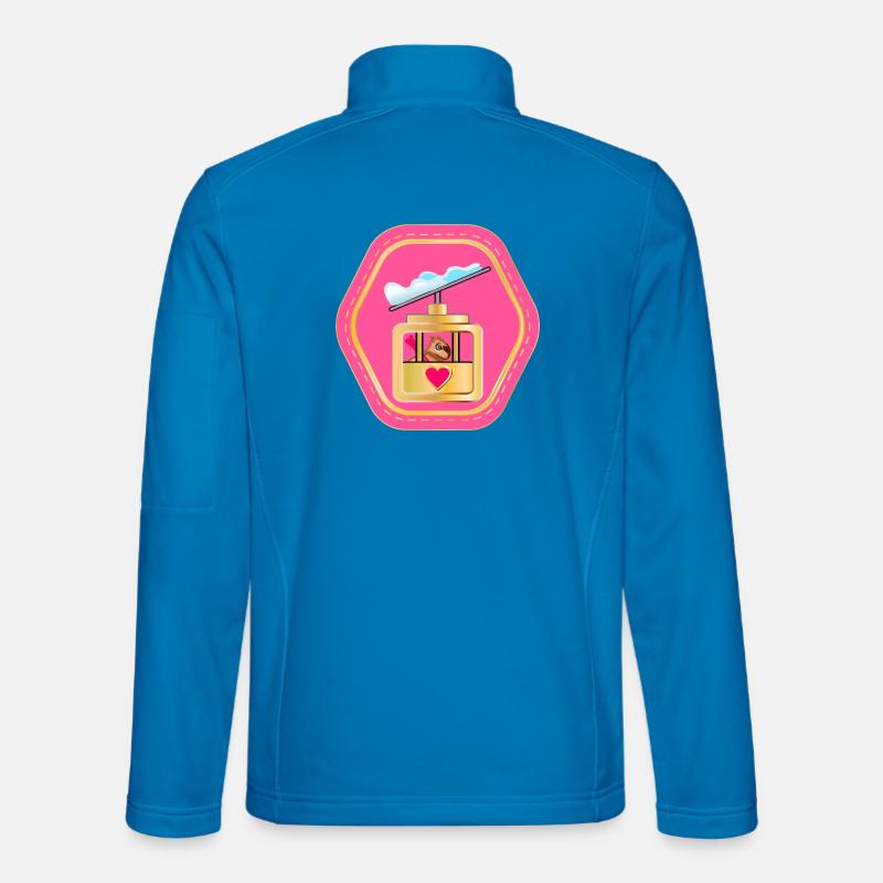 CAPYBARA SKIING GONDOLA LIFT - Unisex Softshell Jacket - light blue