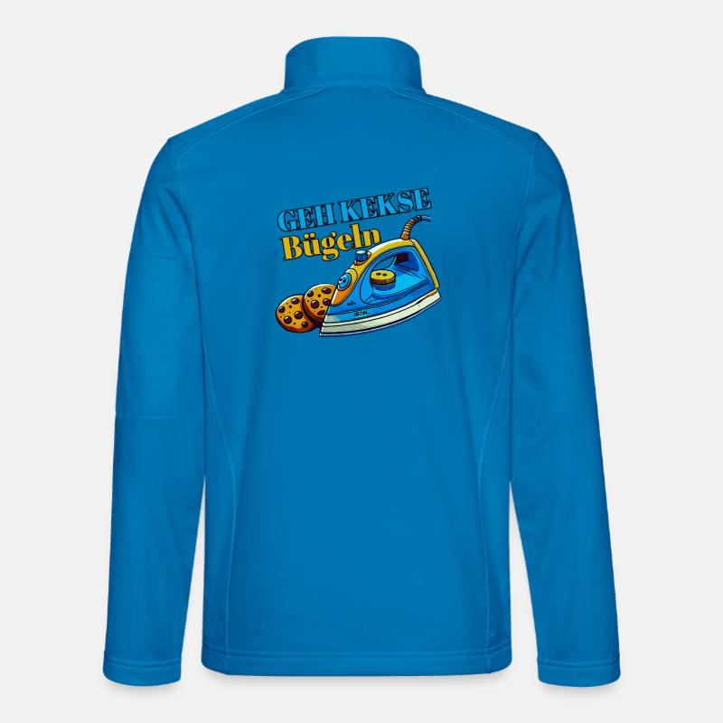Geh Kekse bügeln... - Unisex Softshelljacke - Lichtblau