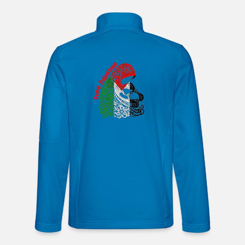 Free Palestine - Unisex Softshell Jacket - light blue