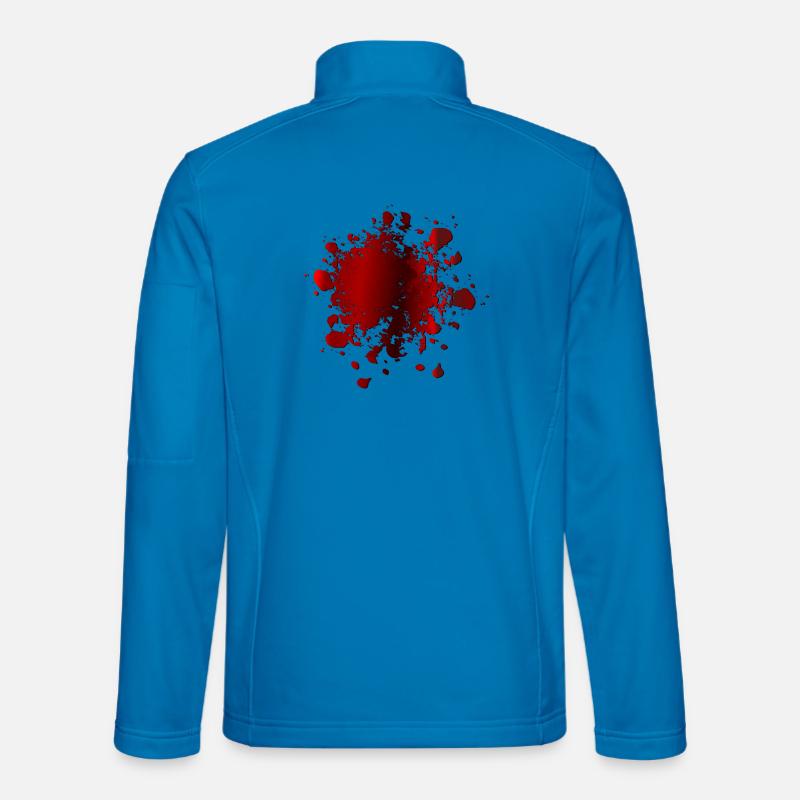MACCHIE DI SANGUE COSTUME SANGUE - Giacca softshell unisex - celeste
