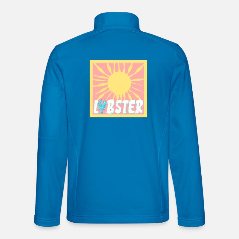 SUMMER SUN VACATION LOBSTER - Unisex Softshell Jacket - light blue