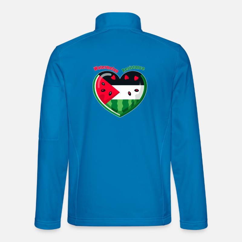 Résistance à la pastèque - Veste en tissu softshell Unisexe - bleu clair