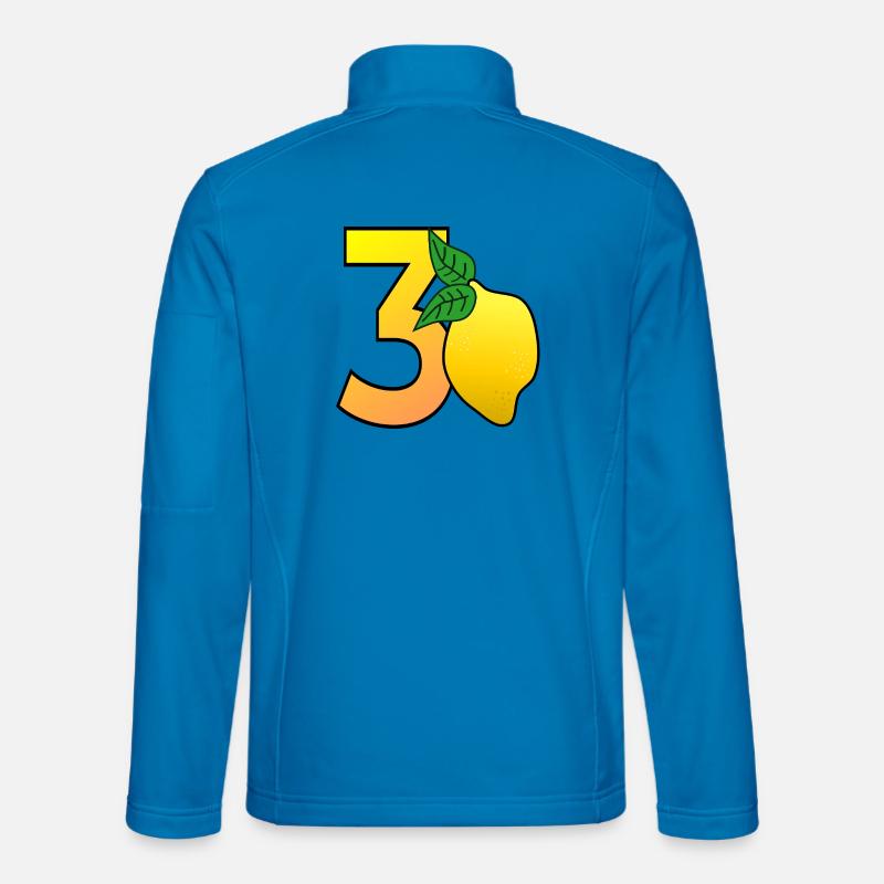 30th Birthday - Thirty - Unisex Softshell Jacket - light blue