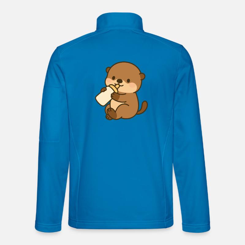 Seeotter-Schlürfspaß Unisex Softshelljacke