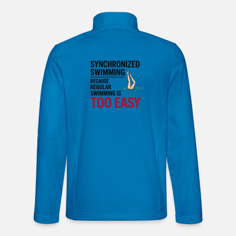 Synchronized Swimming Motivation  - Unisex Softshell Jacket - light blue