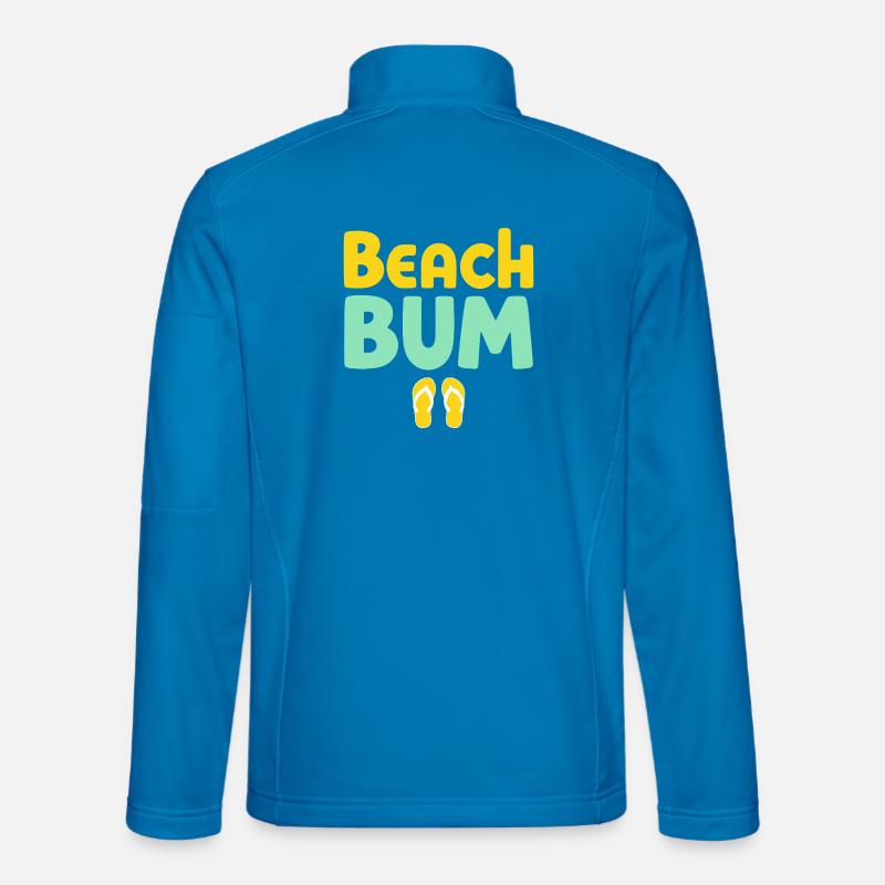 Beach Bum Surfer Vibes - Unisex Softshelljacke - Lichtblau