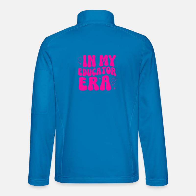 Educator Profession Training Pedagogy Gift - Unisex Softshell Jacket - light blue