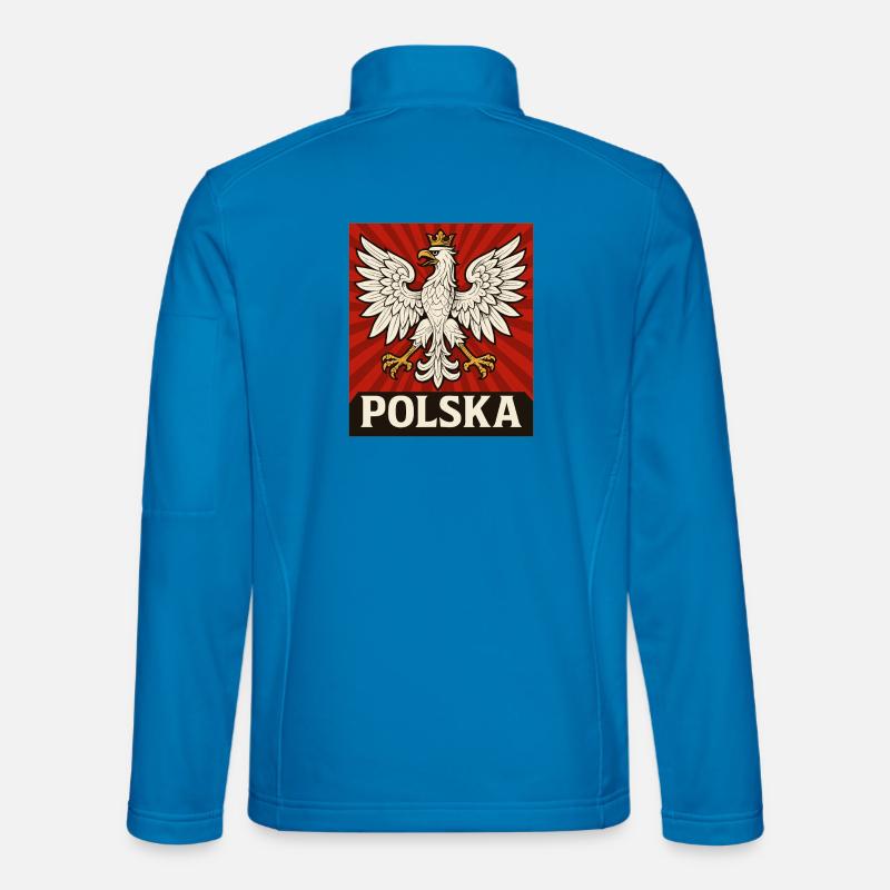 Pologne Polska aigle drapeau drapeau épique cadeau Veste en tissu softshell Unisexe