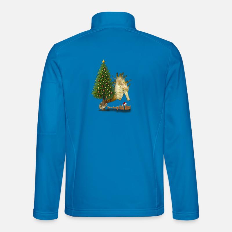 Season's Greetings from the Reef - Unisex Softshell Jacket - light blue