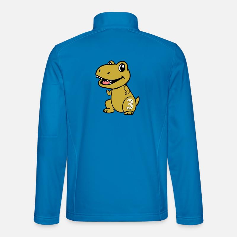 Dinosaure mignon - 3e anniversaire Veste en tissu softshell Unisexe