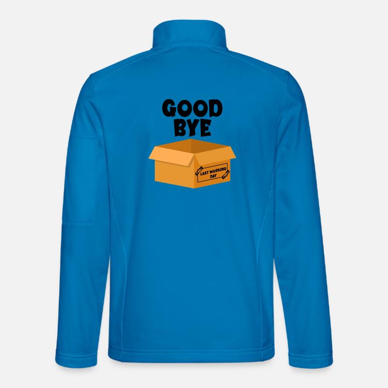 Last Working Day - Goodbye - Unisex Softshell Jacket - light blue