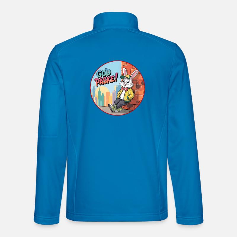 Happy Easter Bunny in Town - Unisex Softshell Jacket - light blue