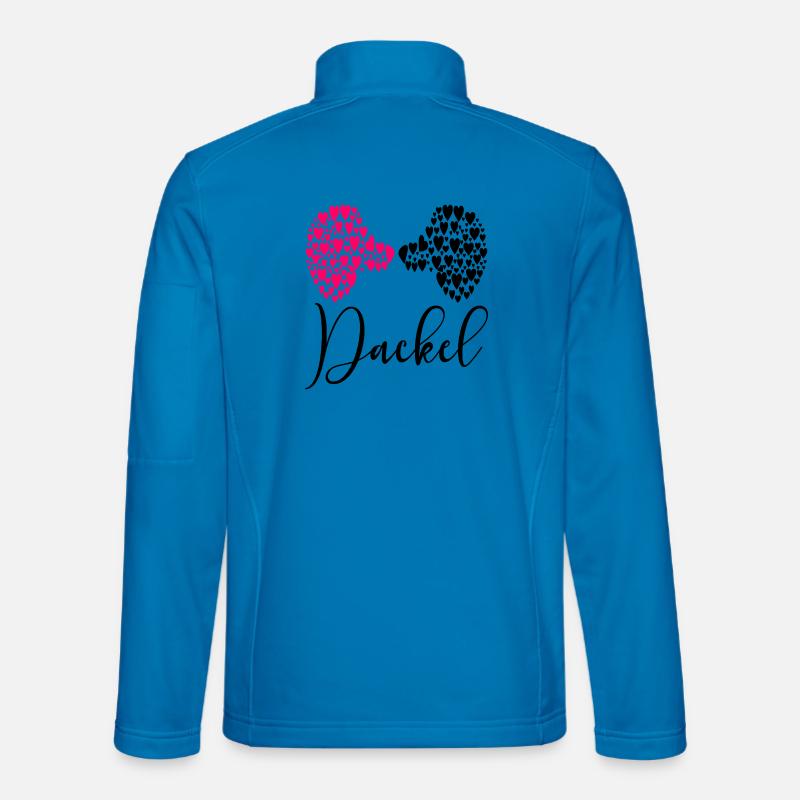 Les Teckels Amoureux Veste en tissu softshell Unisexe