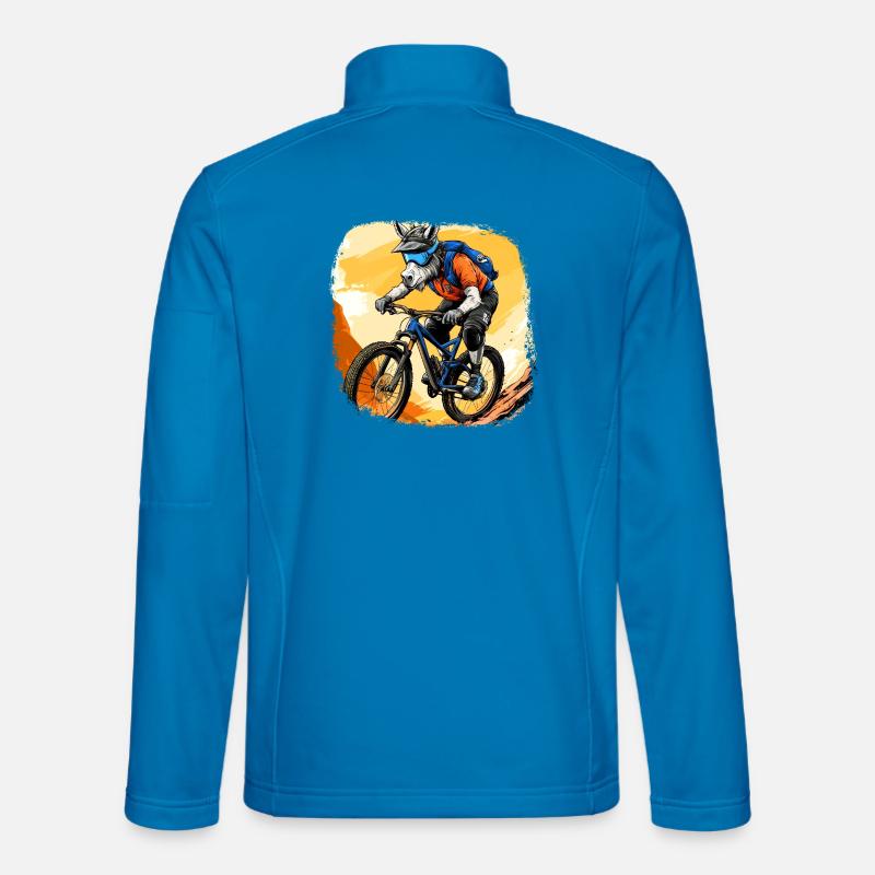 Vélo de montagne âne / Âne à vélo Veste en tissu softshell Unisexe