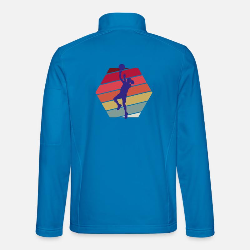 Basketball player - Unisex Softshell Jacket - light blue