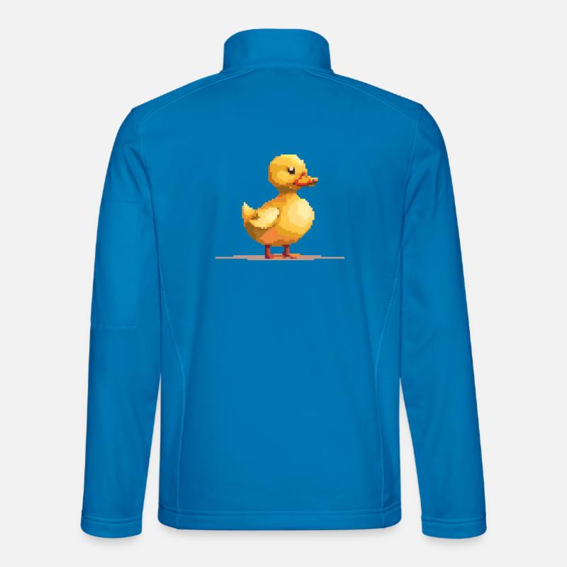Pixel Duck - Unisex Softshell Jacket - light blue