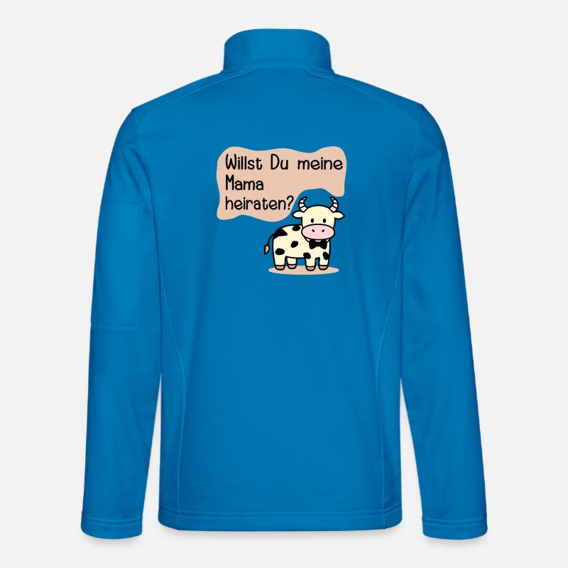 Hochzeit Mama Heiraten - Unisex Softshelljacke - Lichtblau