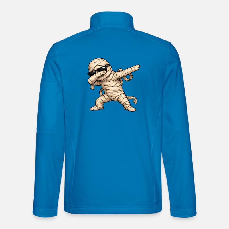 Dabbing Mumie - Unisex Softshelljacke - Lichtblau