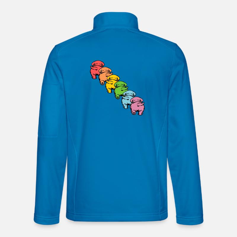 INKLUSION HUNDE VIELFALT - Unisex Softshelljacke - Lichtblau