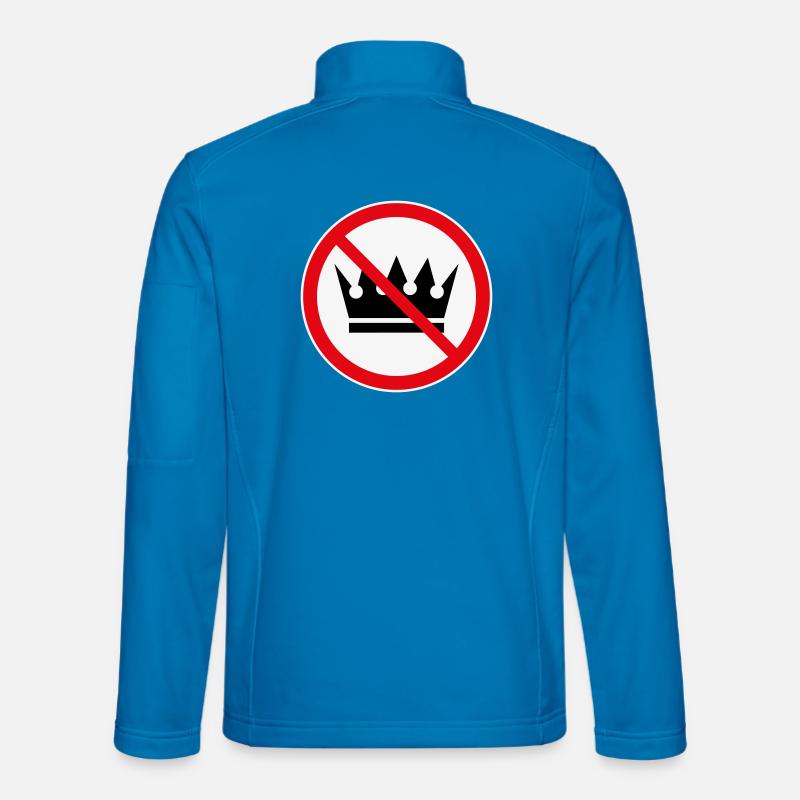 No Kings! (Protest Design / 3C) - Unisex Softshell Jacket - light blue