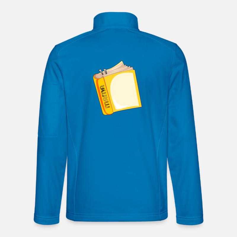 Book Mom Reader - Unisex Softshell Jacket - light blue