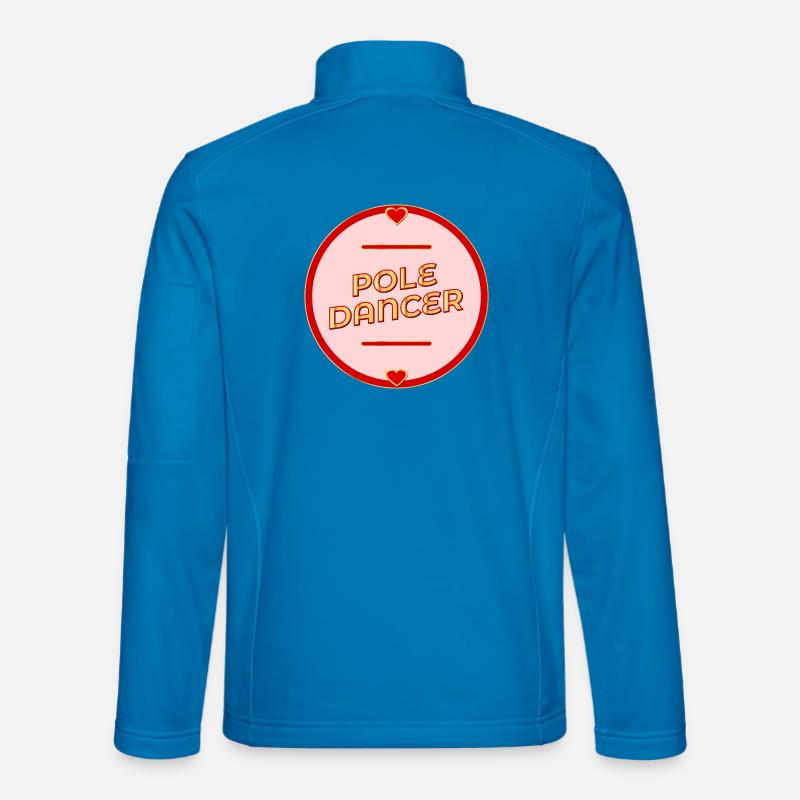 Pole Dance - Danse - Veste en tissu softshell Unisexe - bleu clair