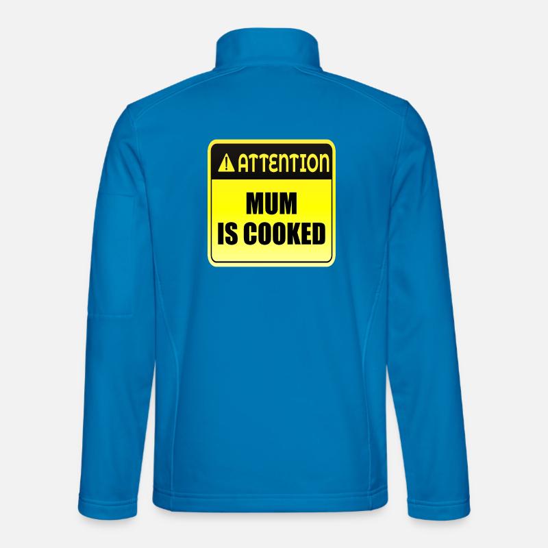 Mum Mood - Unisex Softshell Jacket - light blue