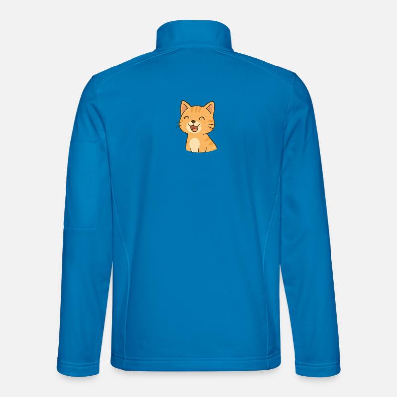 Lachende_Katze - Unisex Softshell Jacket - light blue