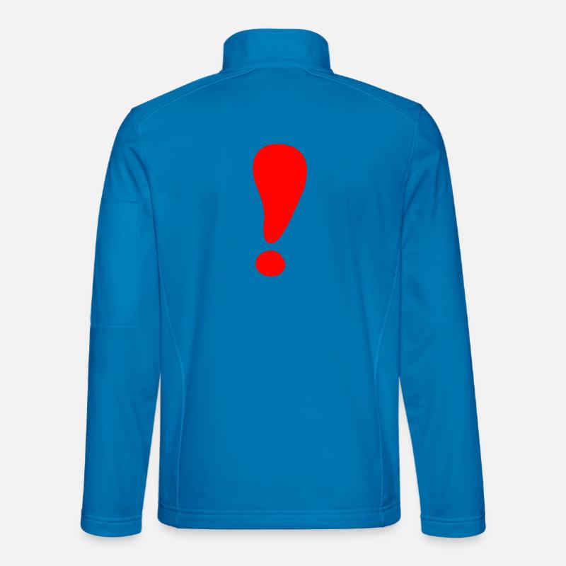 Ausrufezeichen - Unisex Softshelljacke - Lichtblau