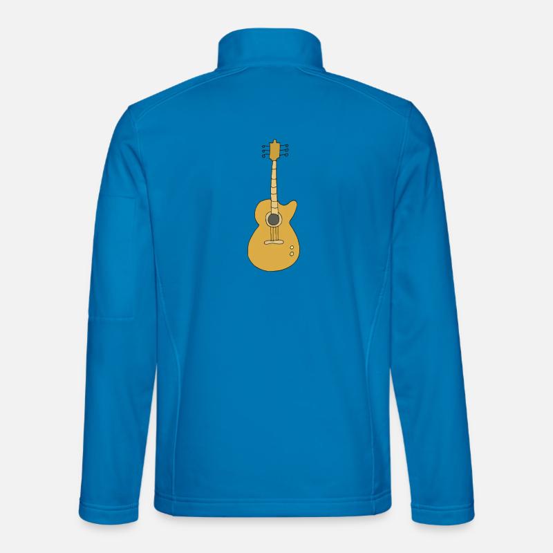 guitar - Unisex Softshell Jacket - light blue