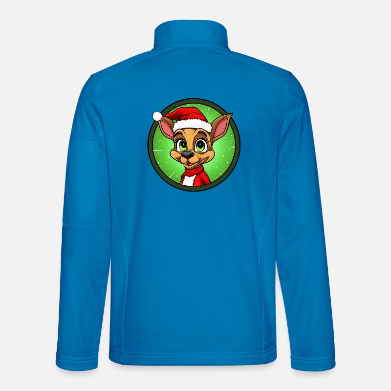Ants Christmas / Santa Claus Ant - Unisex Softshell Jacket - light blue