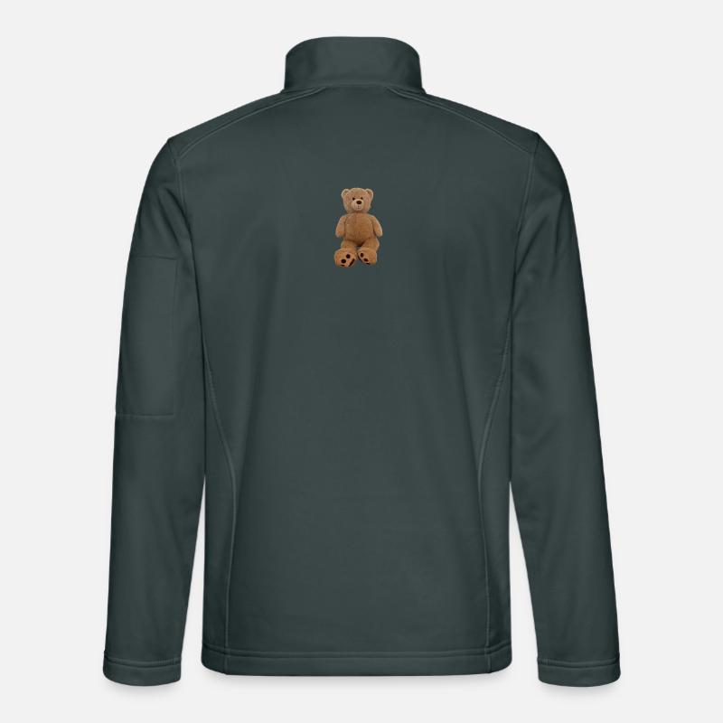 Peluche Câlin Marron Veste en tissu softshell Unisexe
