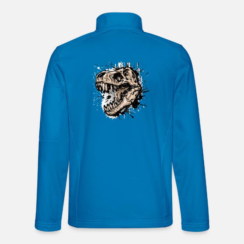Trex / T-Rex Dinosaure - Veste en tissu softshell Unisexe - bleu clair