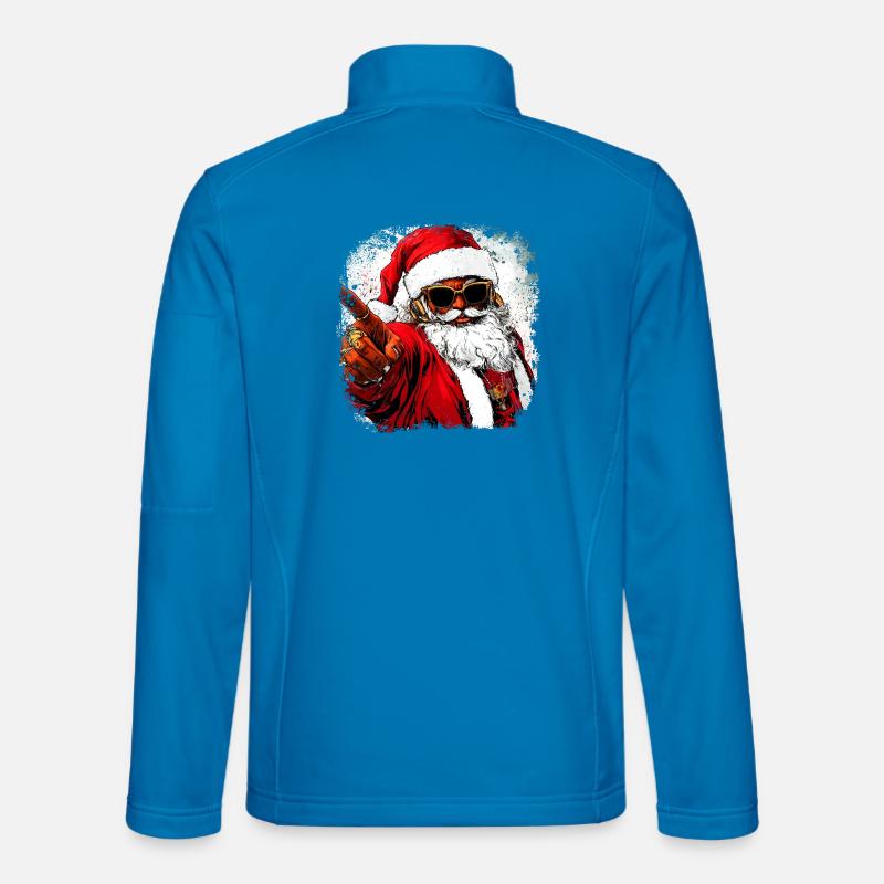 Santa Claus Hip Hop - Unisex Softshell Jacket - light blue