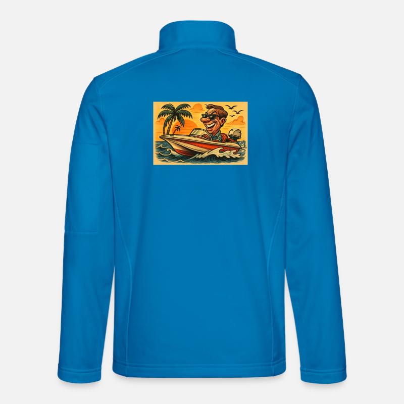 Speed Boat Unisex Softshell Jacket