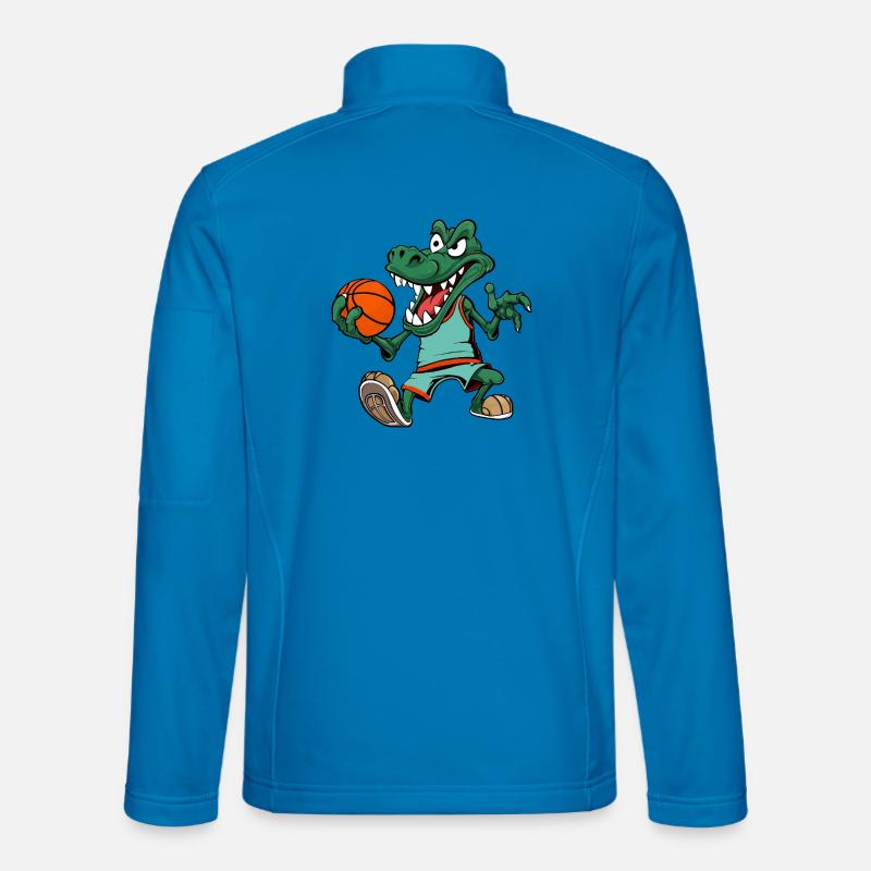 Basketball player crocodile - Unisex Softshell Jacket - light blue